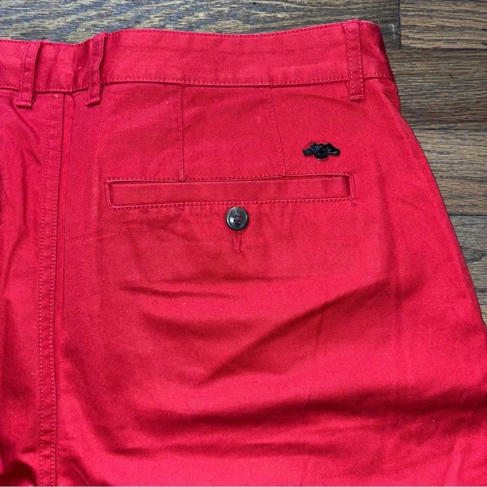 A|X Armani Exchange Men’s Red Pants 100% Cotton Size 33 - Picture 9 of 14
